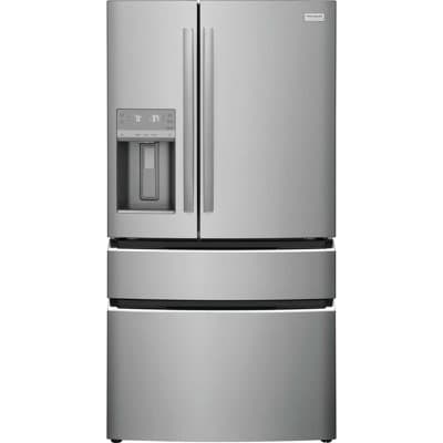GE Profile ENERGY STAR 23.3 Cu. Ft. Smart Counter-Depth Fingerprint Resistant 4-Door French-Door Ref