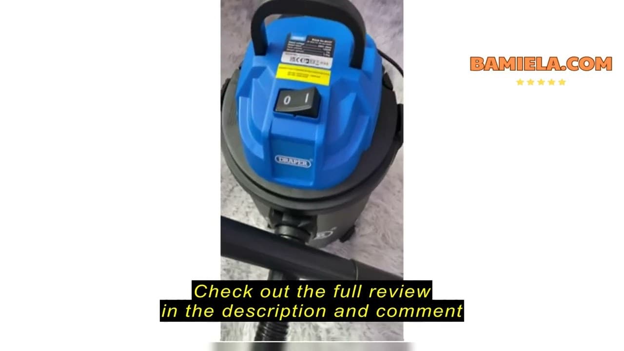 Draper Wet and Dry Vacuum Cleaner 15L 1100W 230V