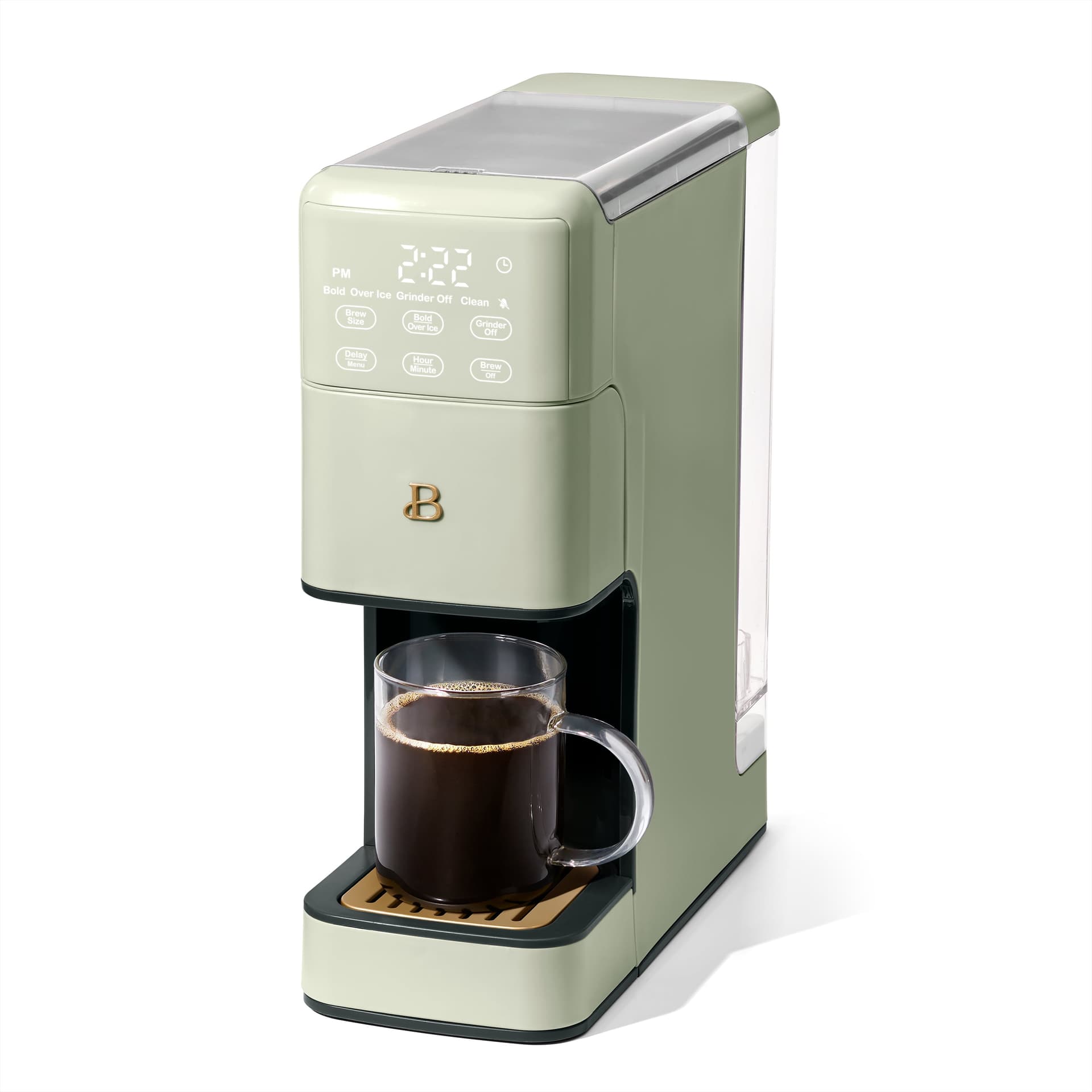 Drew Barrymore Beautiful Perfect Grind Programmable Single Serve Coffee Maker