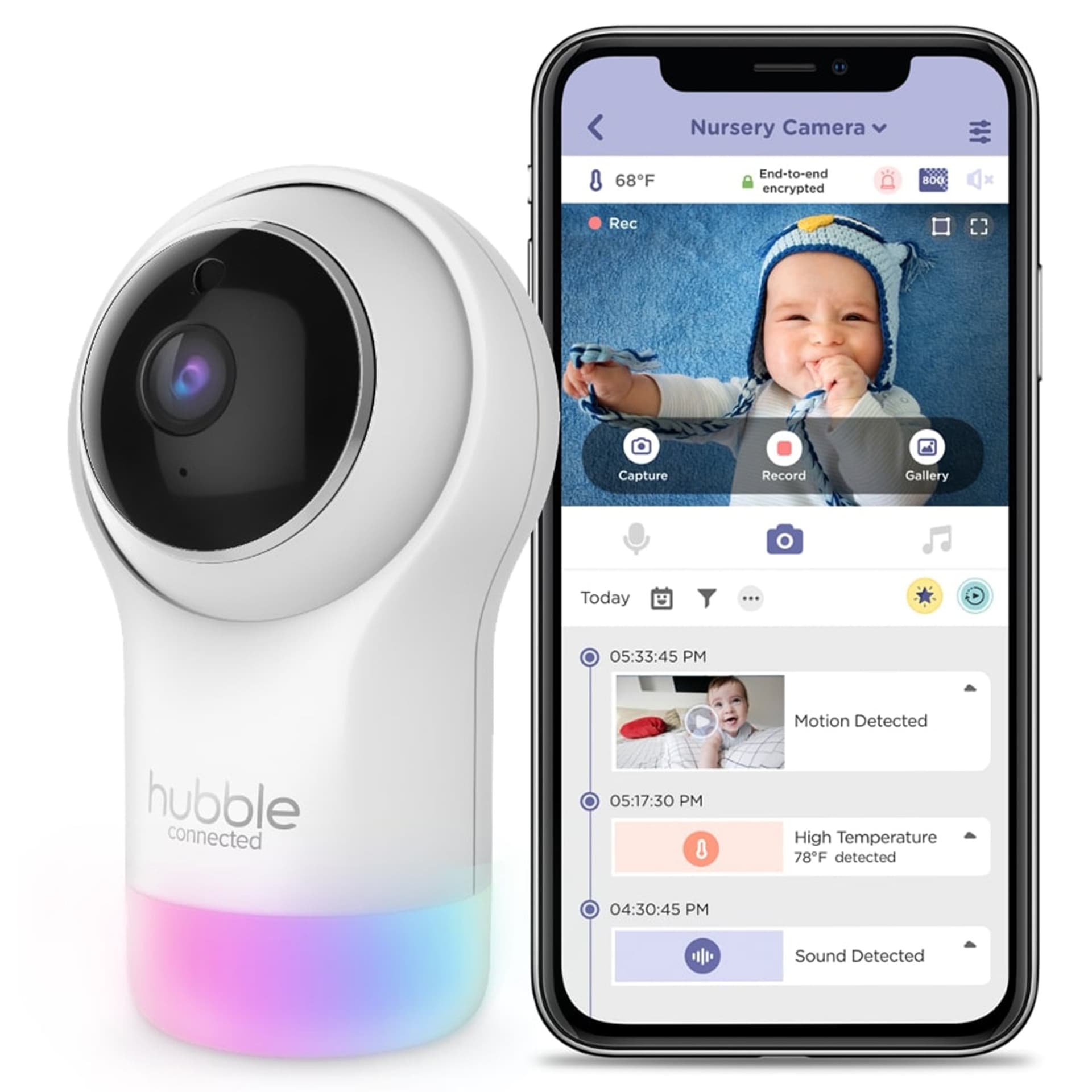Hubble Nursery Pal Glow Smart Cam