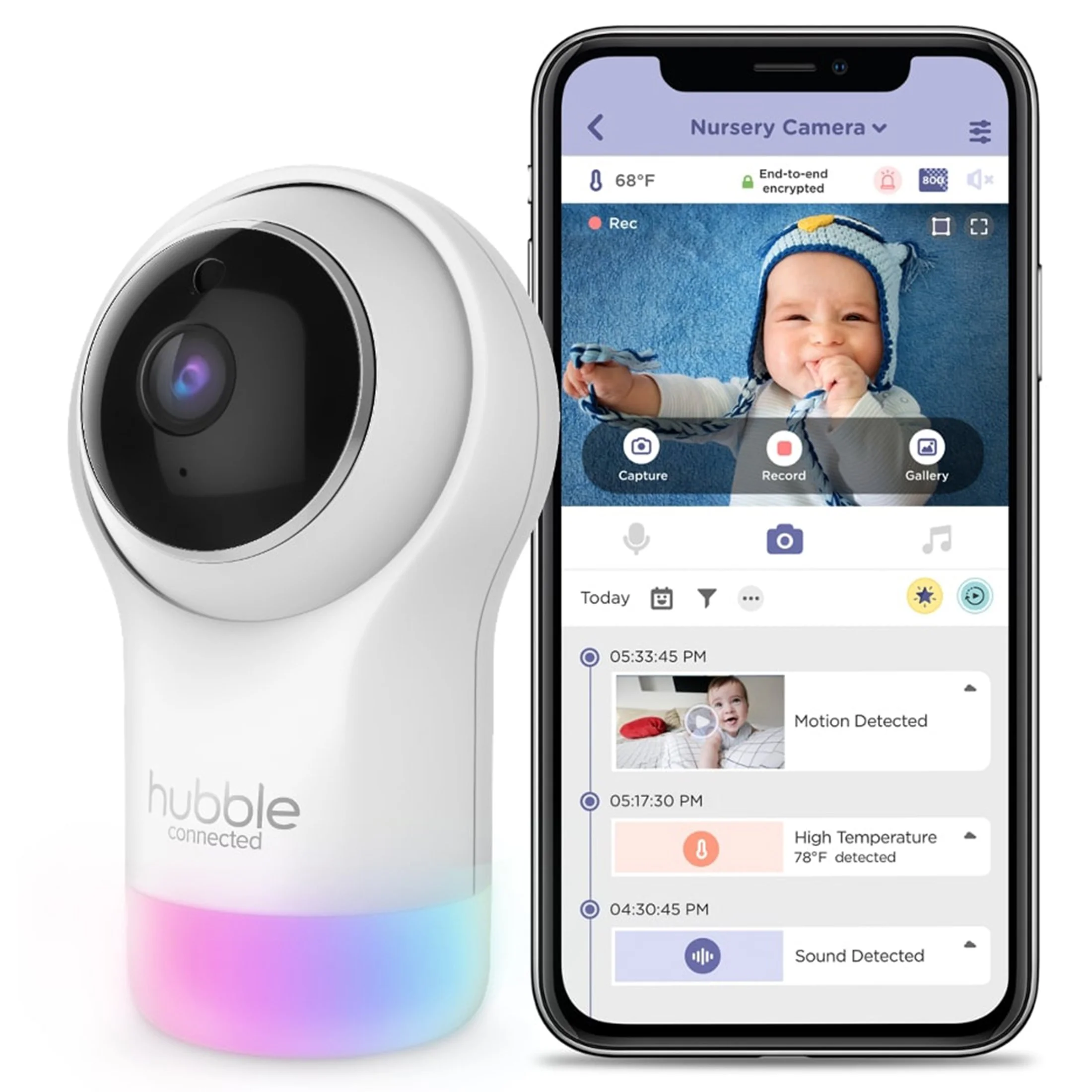 Hubble Nursery Pal Glow Smart Cam