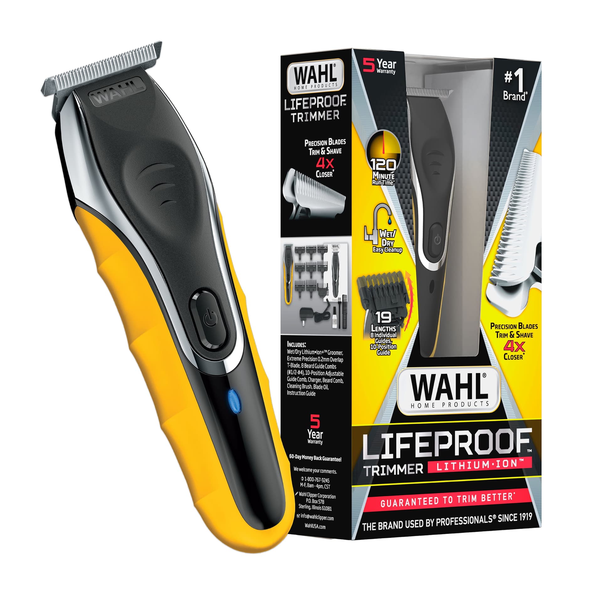 Wahl LifeProof Rechargeable Beard Trimmer Kit