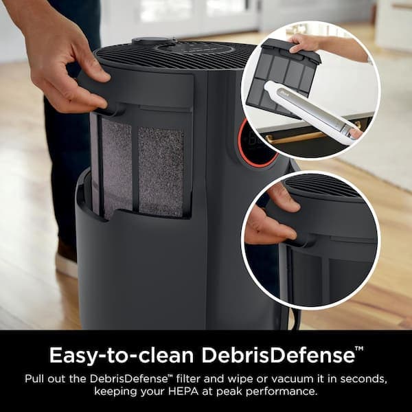 Shark NeverChange 650 Sq.ft Hepa Filter Outlet Plug Air Purifier Cleaner