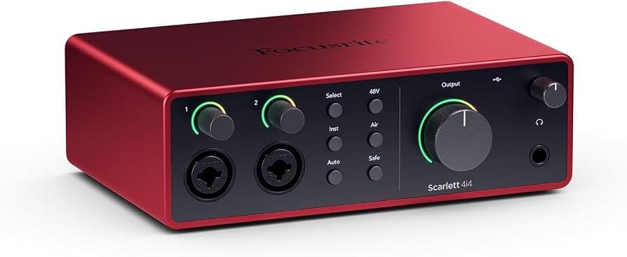 Focusrite Scarlett 4i4 4th Gen USB Audio Interface