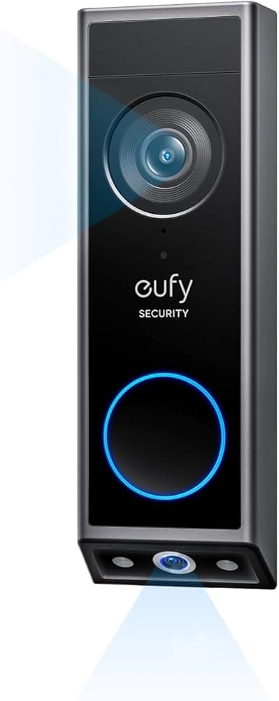 eufy E340 2K Dual Cameras Smart Video Doorbell with Chime