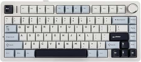 EPOMAKER x Aula F75 Gasket Mechanical Keyboard 75% wireless Hot Swappable Gaming Keyboard With Five-