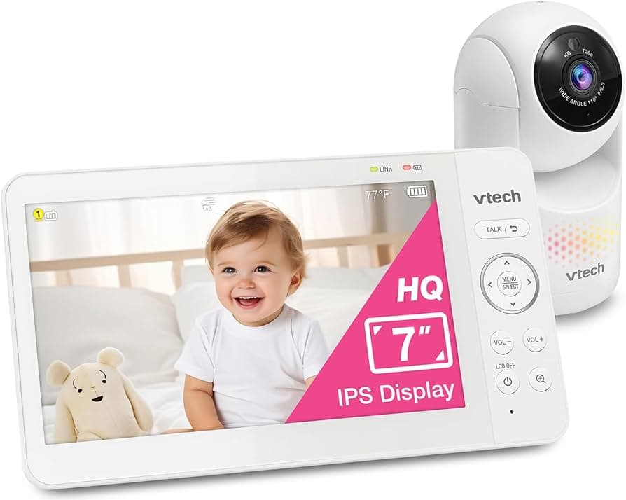 VTech 7" Pan & Tilt Video Baby Monitor