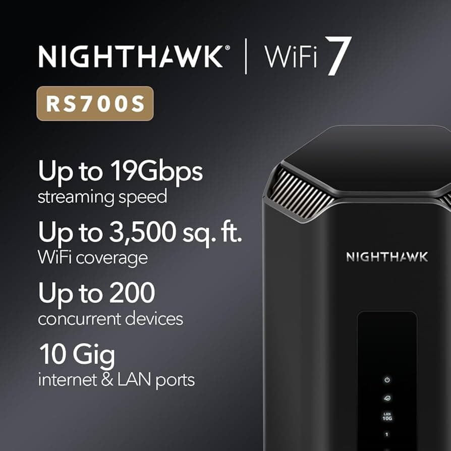 Netgear Nighthawk RS700S Tri-Band WiFi 7 Router