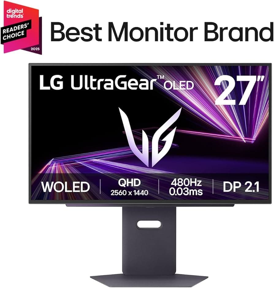 LG UltraGear 27GX790A 27" OLED QHD 480Hz Gaming Monitor