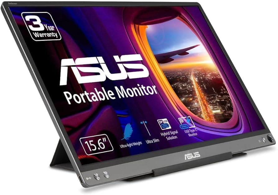 Asus ZenScreen mb16ace 15.6" Full HD LCD Monitor