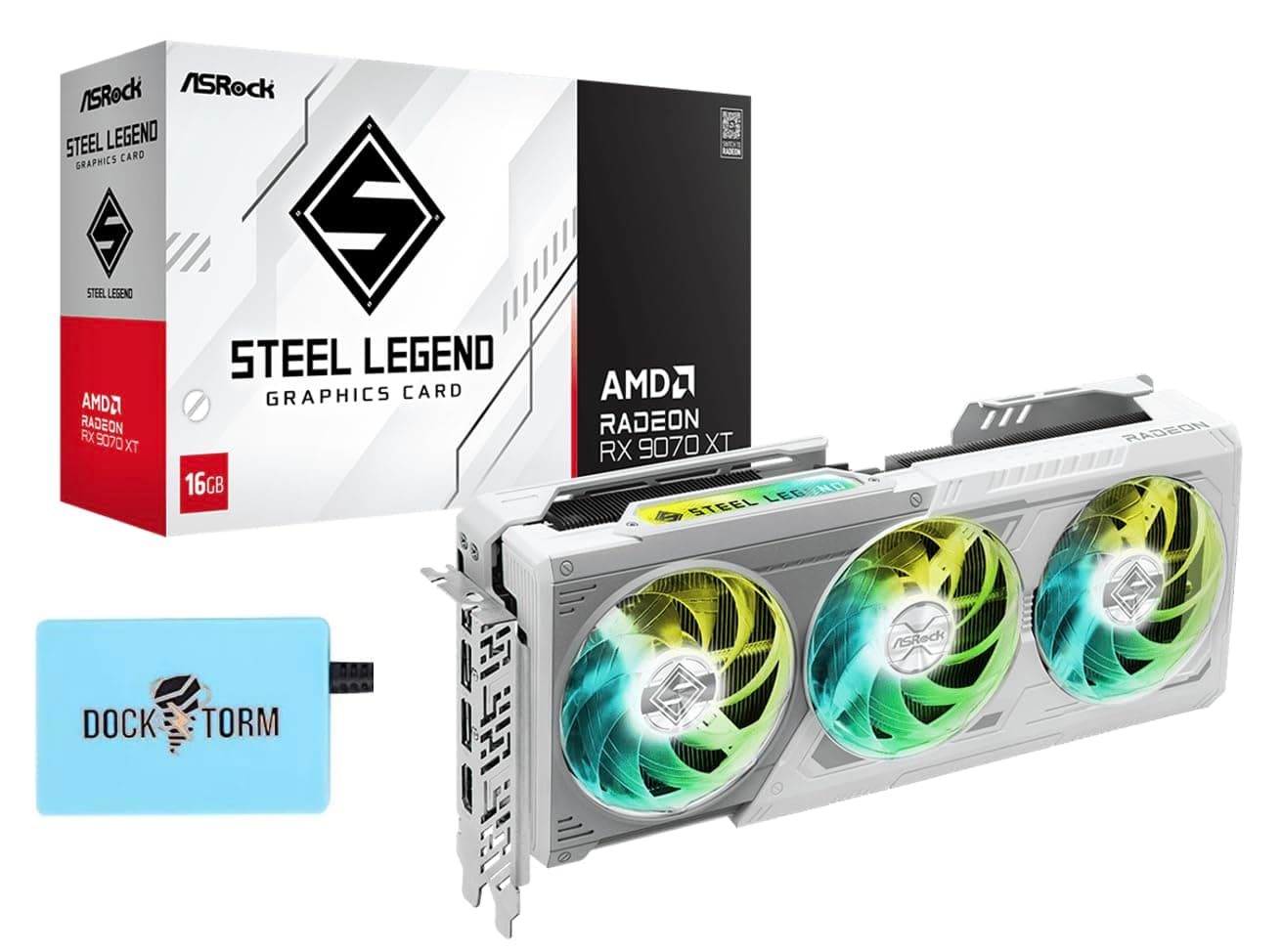 ASRock Radeon RX 9070 XT Steel Legend