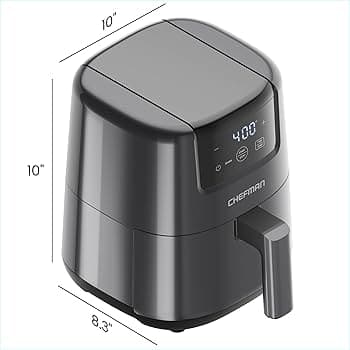 Chefman TurboFry Touch Air Fryer RJ38-2T- Grey