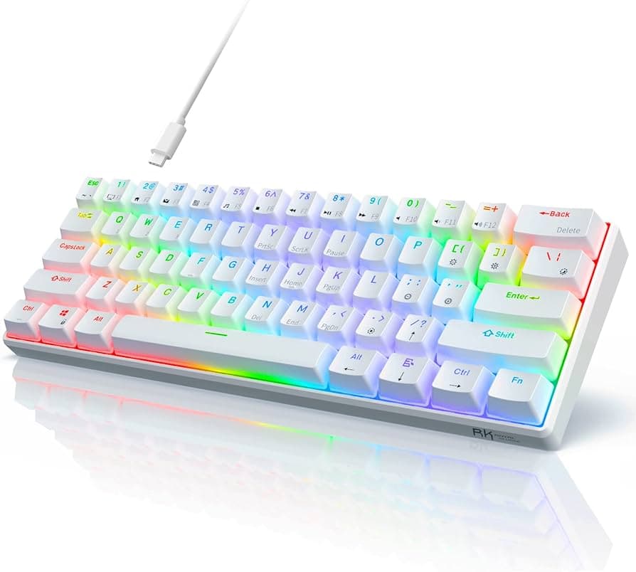 RK ROYAL KLUDGE RK61 60% Mechanical Gaming Keyboard