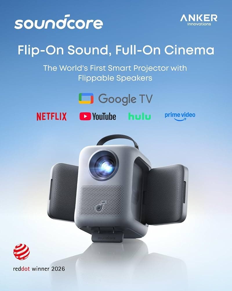 Anker soundcore Nebula P1i Full HD Smart Projector with Flippable