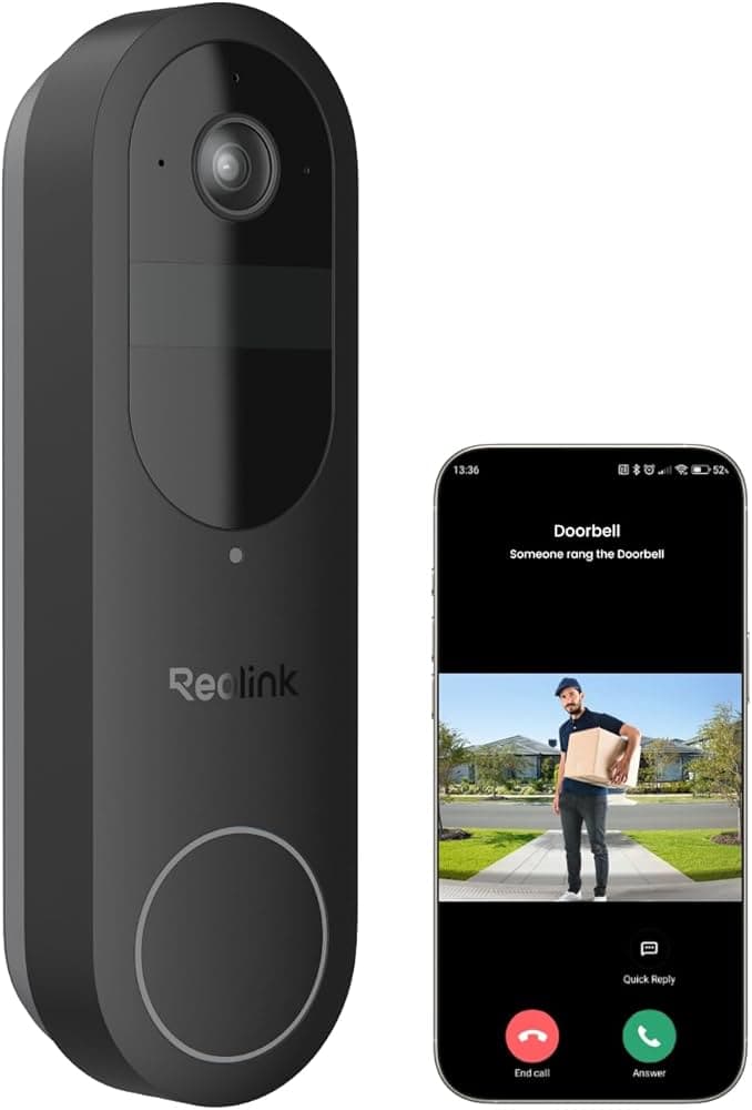 Reolink 2K WiFi Battery Doorbell with Chime
