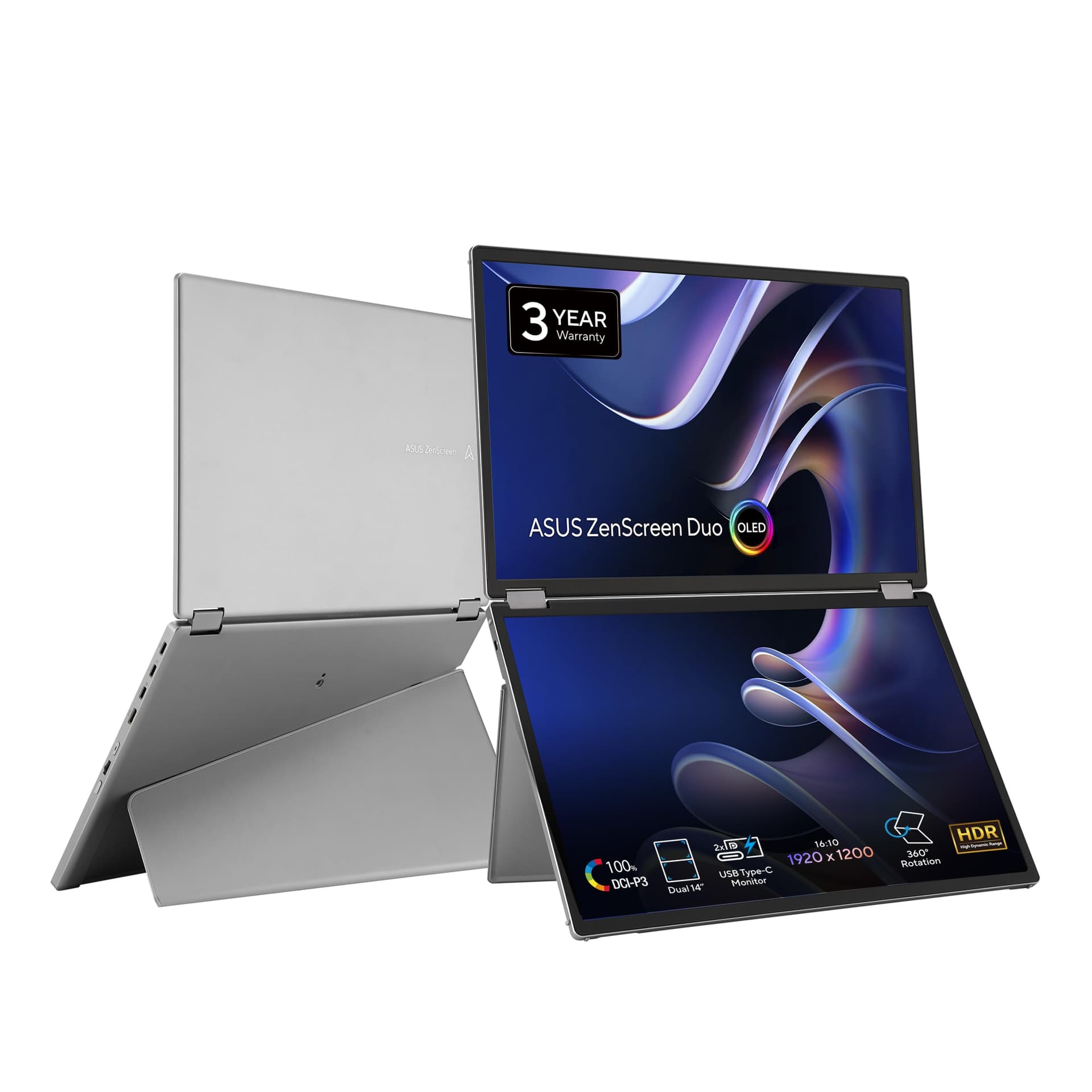 ASUS ZenScreen Duo OLED MQ149CD