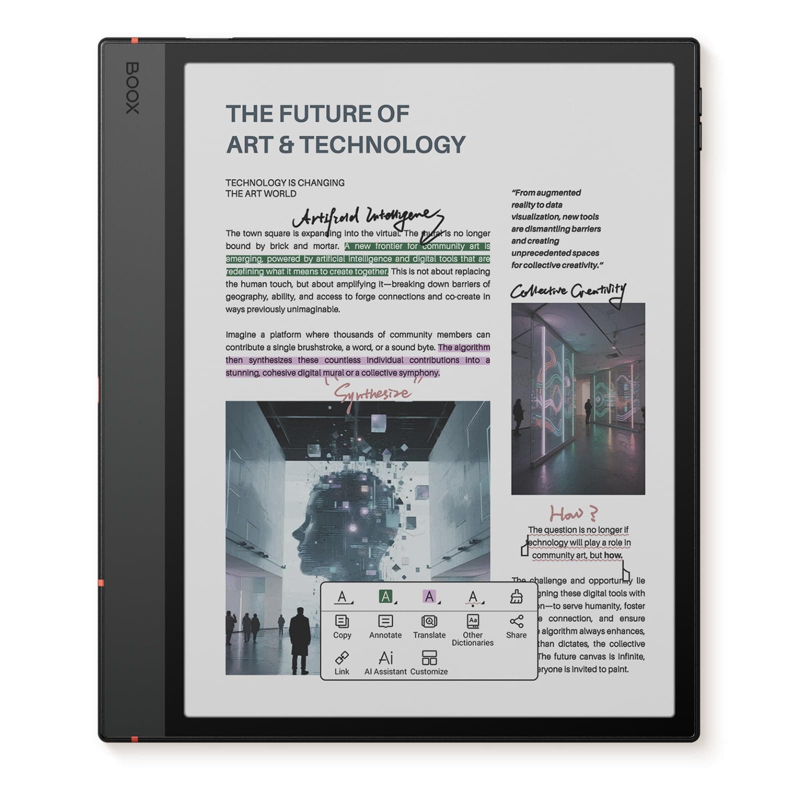 BOOX Note Air5 10.3" Tablet