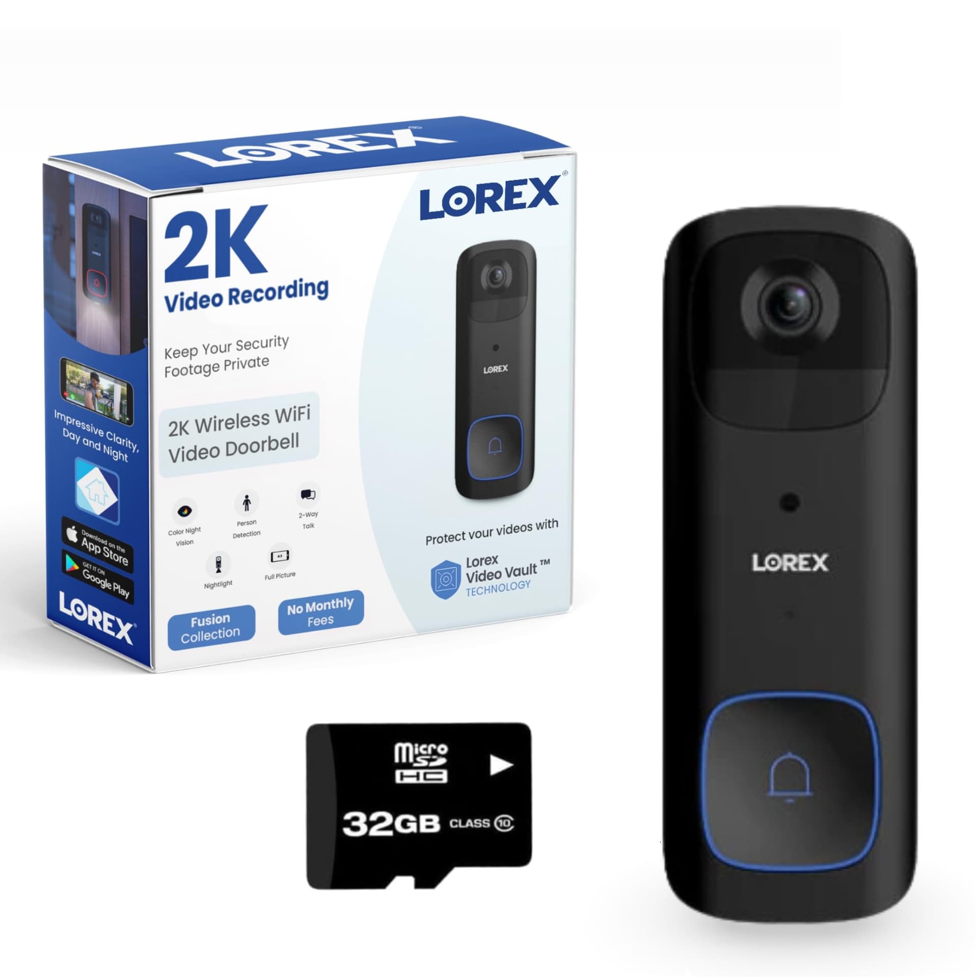 Lorex 2K Wi-Fi Video Doorbell