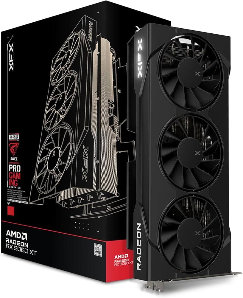 XFX Swift AMD Radeon RX 9060 XT OC 8GB Gaming Graphics Card