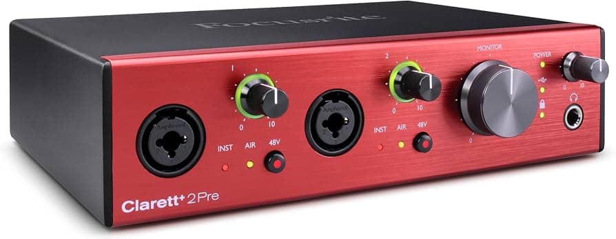 Focusrite Clarett+ 2Pre USB Audio Interface