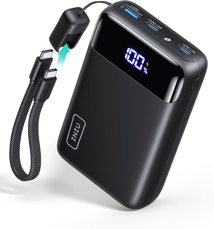 Iniu Portable Charger 22.5W 20000Mah Usb C In & Out Power Bank Fast Charging