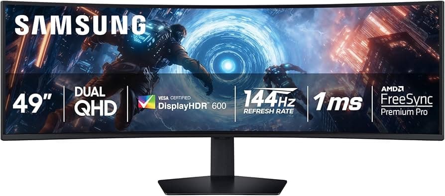 Samsung 49" Odyssey G9 G91F DQHD 144Hz Gaming Monitor ls49fg910enxza