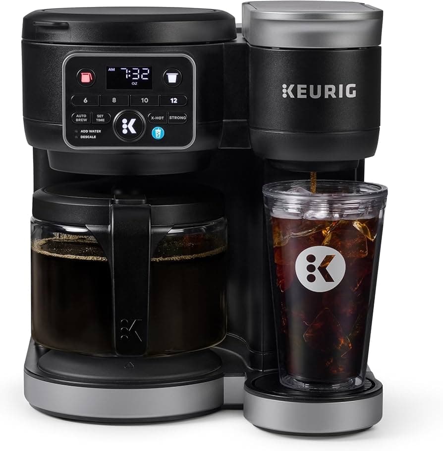 K-Duo Hot & Iced Single Serve & Carafe Coffee Maker