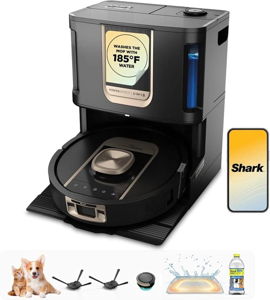 Shark PowerDetect ThermaCharged Robot Vacuum & Mop RV2920XE