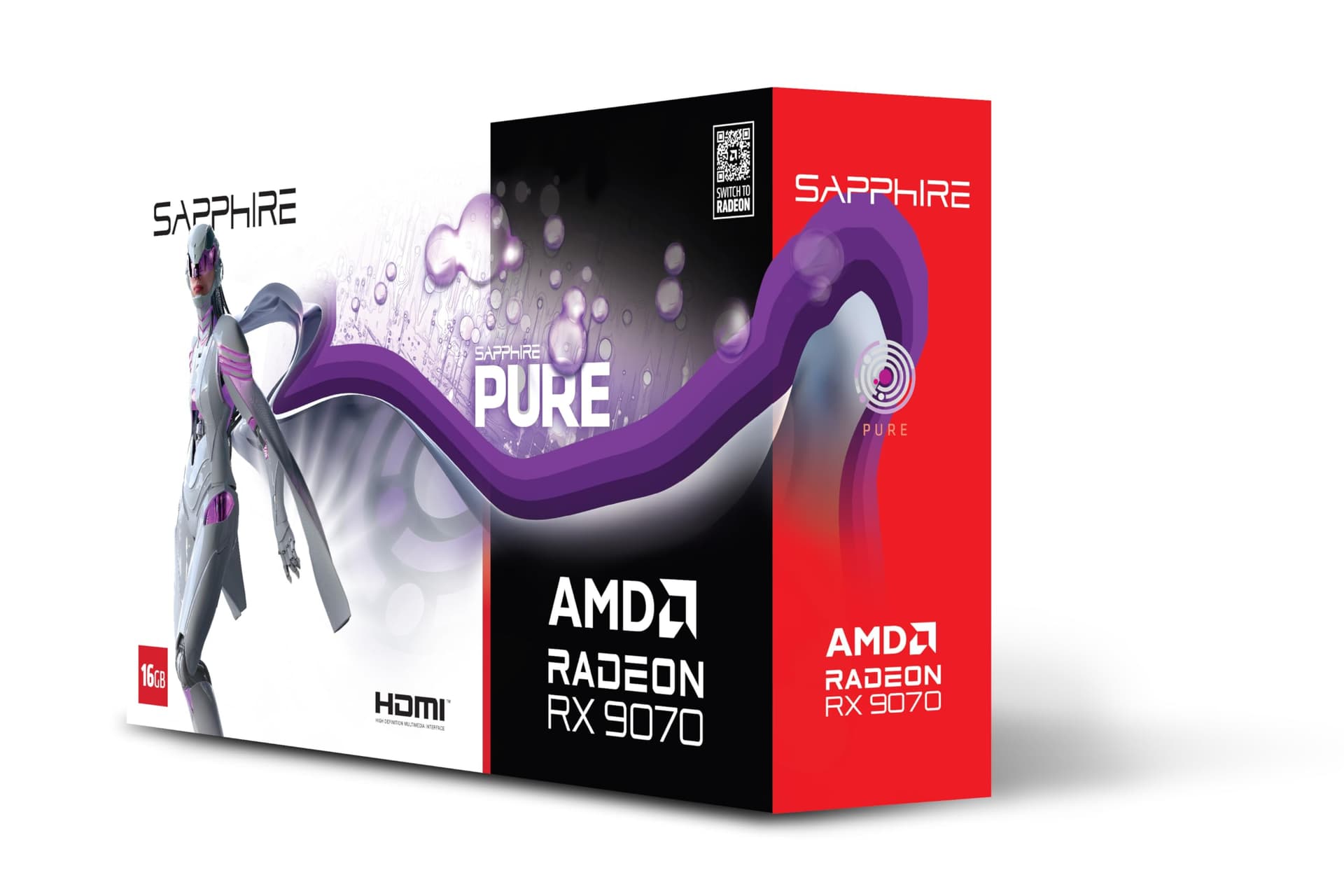 Sapphire PURE Radeon RX 9070 XT