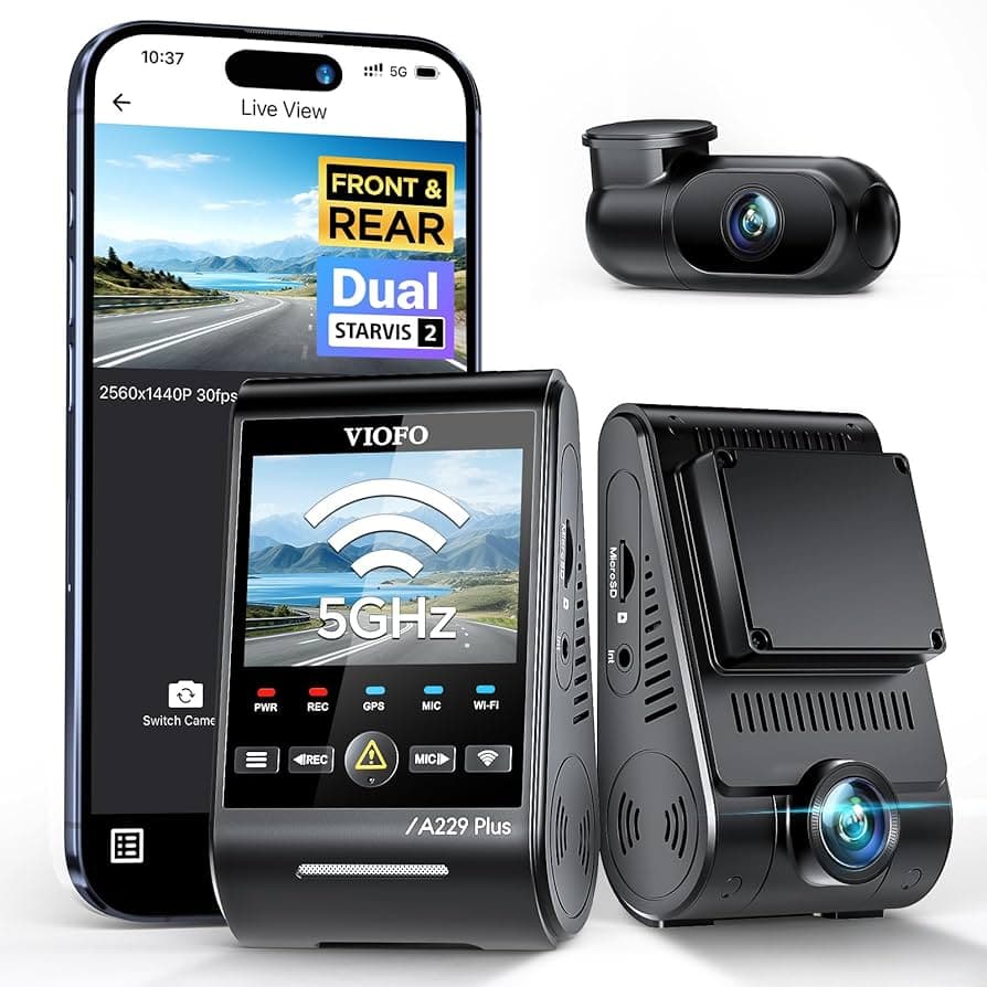 VIOFO A229 Plus 2-Channel 2K QHD Sony STARVIS 2 Dash Cam a229 plus 2ch