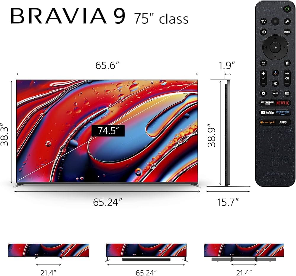 Sony 4K BRAVIA 9 QLED TV
