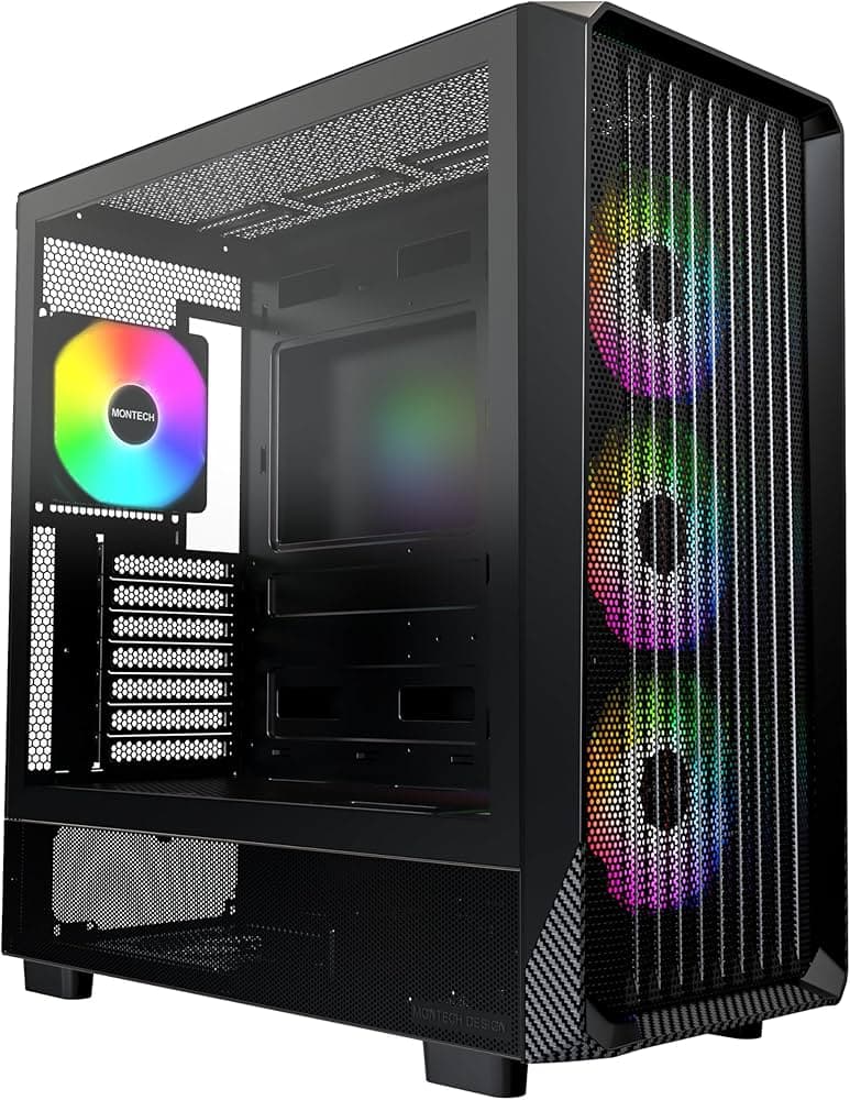 Montech X5- ATX Mid-Tower Gaming PC Case