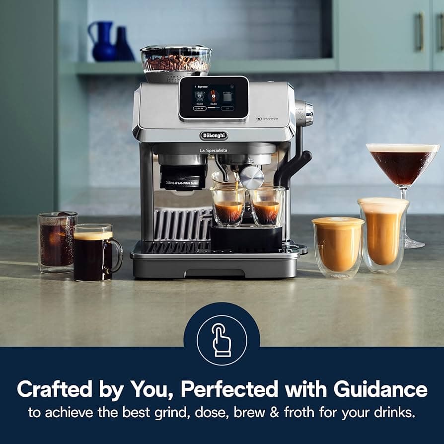 De'Longhi La Specialista Touch Espresso Machine with Cold Brew & Automatic Frothing