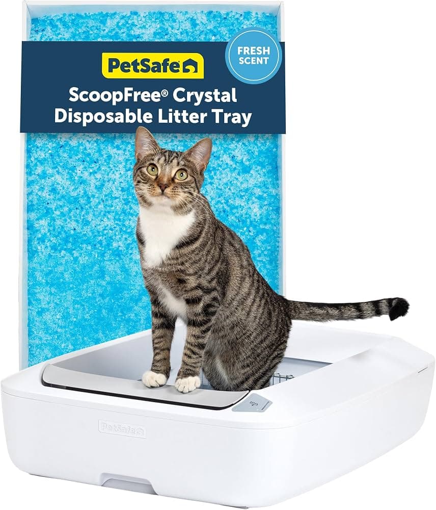 PetSafe ScoopFree Crystal Plus Self-Cleaning Cat Litter Box