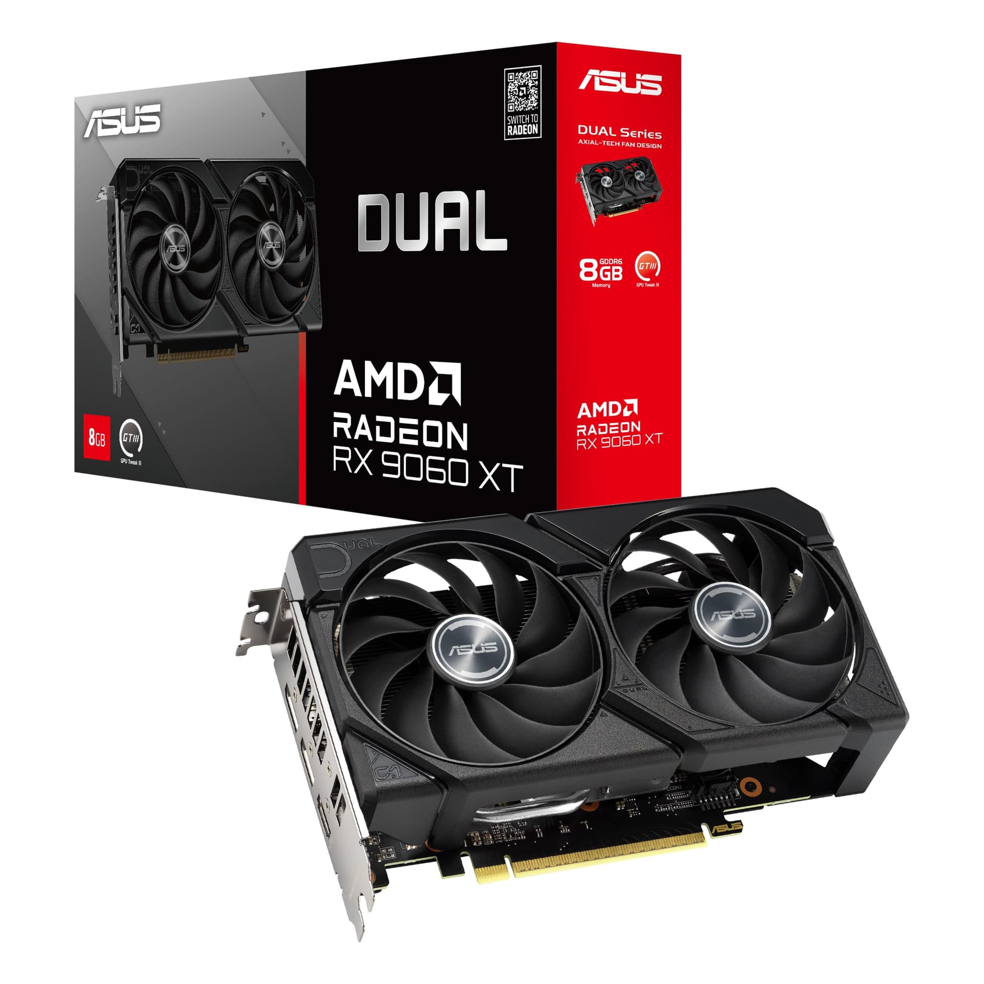 ASUS Dual Graphics Card Radeon RX 9060 XT