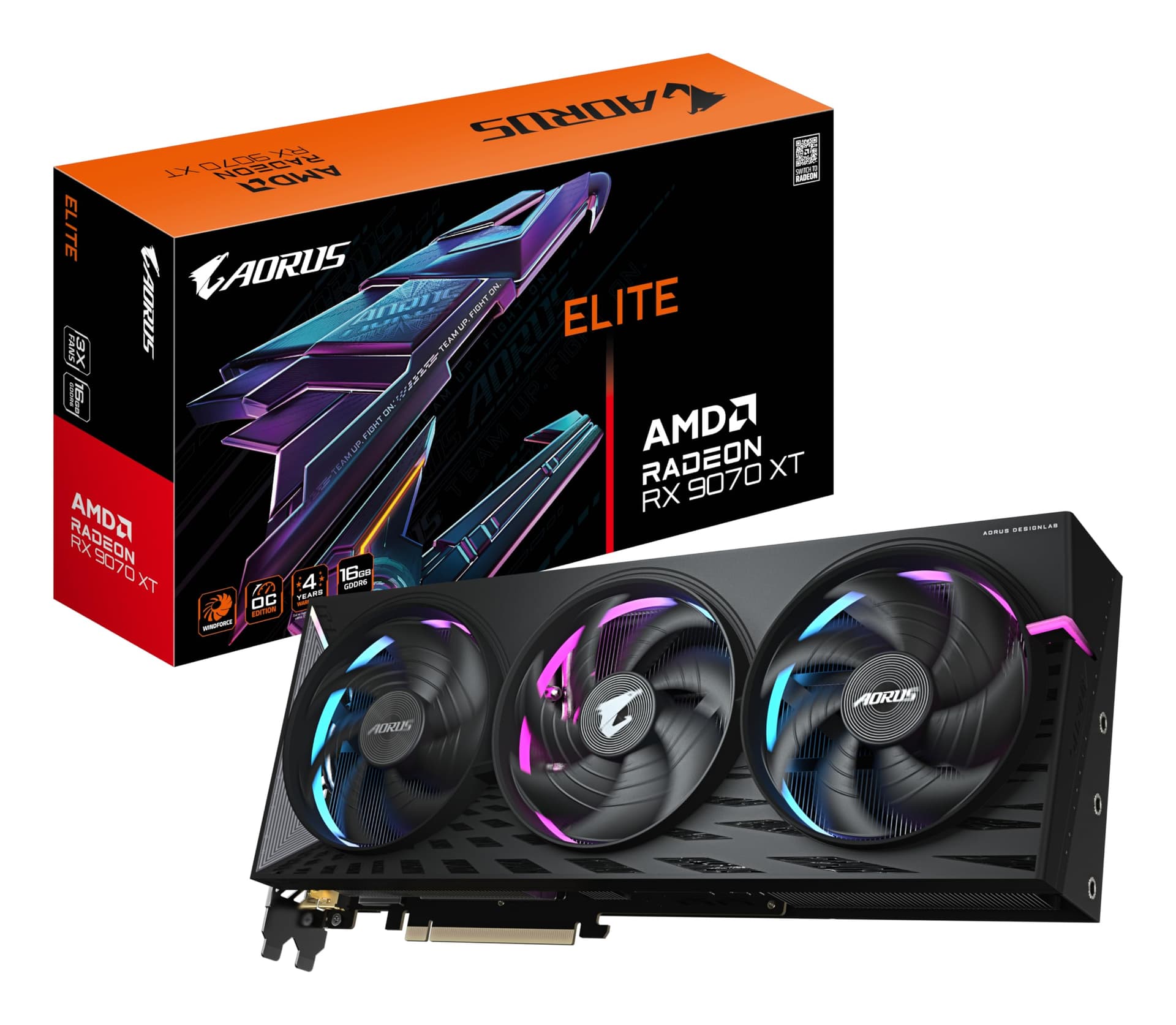 Gigabyte AORUS Radeon RX 9070 XT ELITE