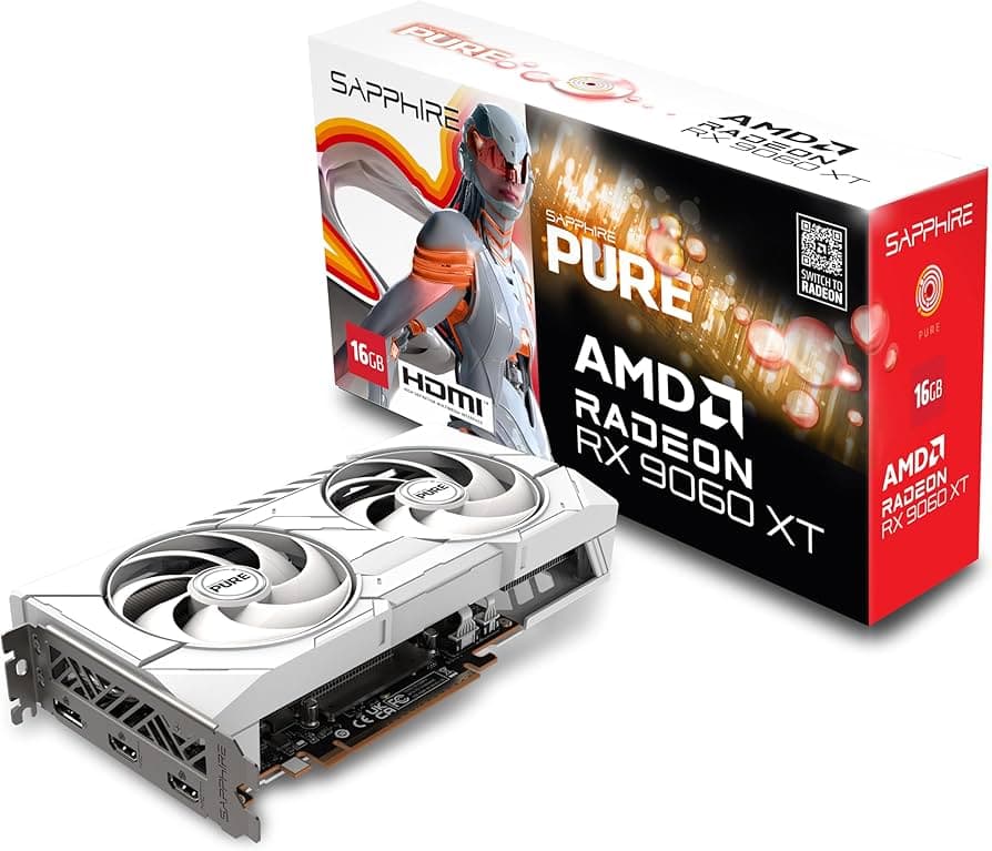 Sapphire Pure AMD Radeon RX 9060 XT