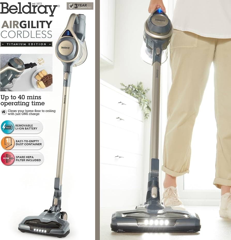 Beldray Airgility Cordless Vacuum Cleaner BEL0776TT