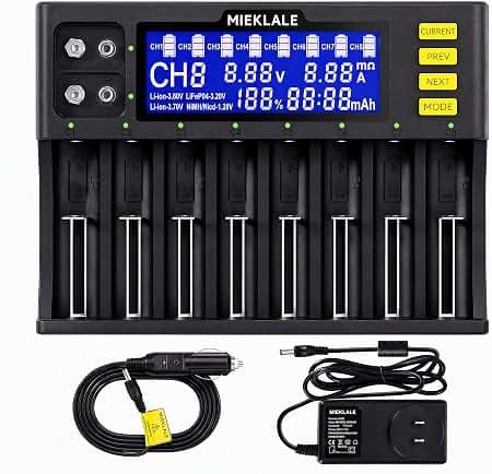 Xtar VC8 Fast USB Battery Charger for Li-ion Batteries