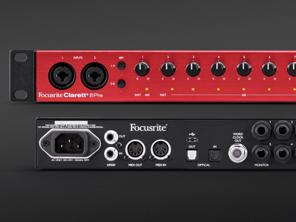 Focusrite Clarett+ 8Pre USB Audio Interface