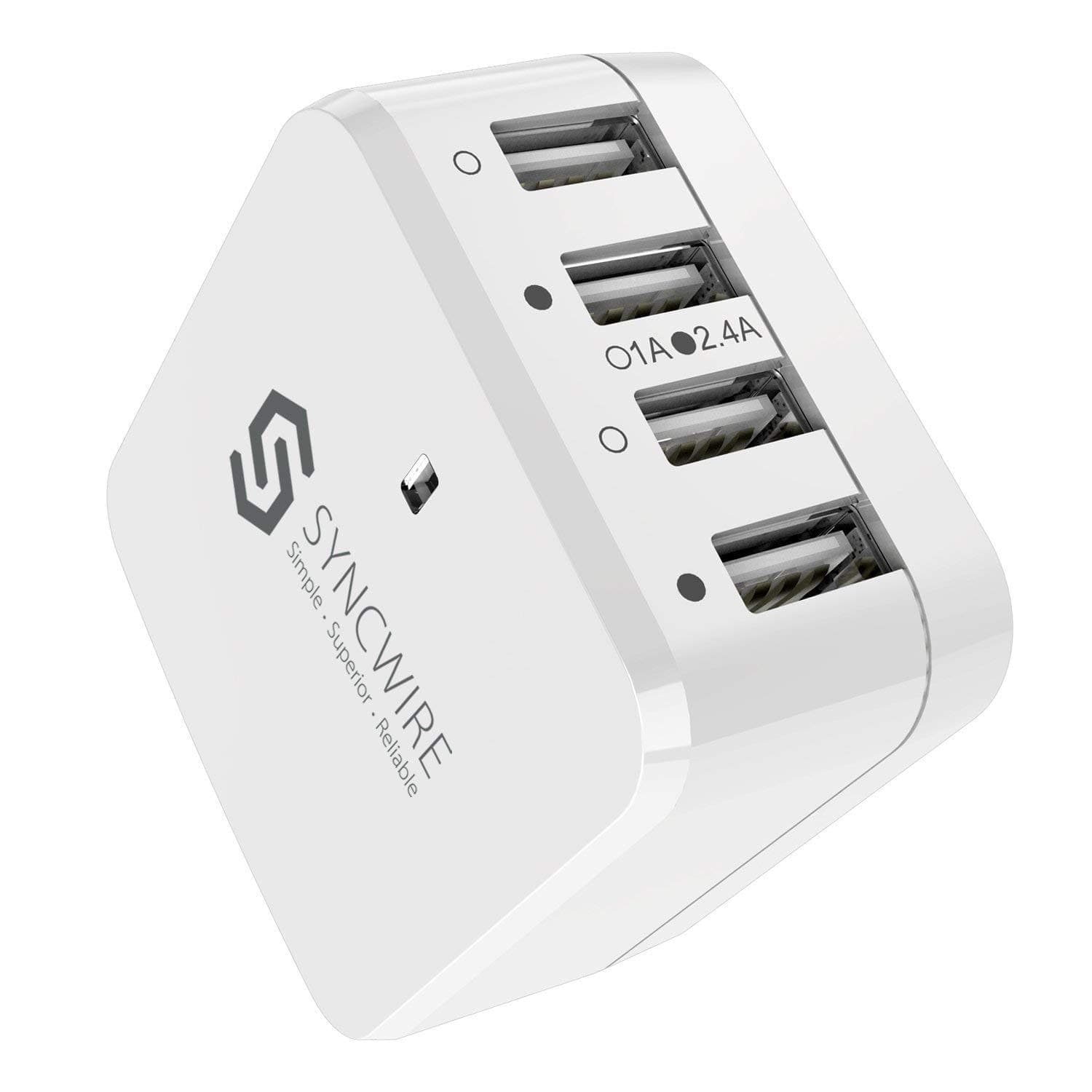 Syncwire 48W 4-Port USB Wall Charger